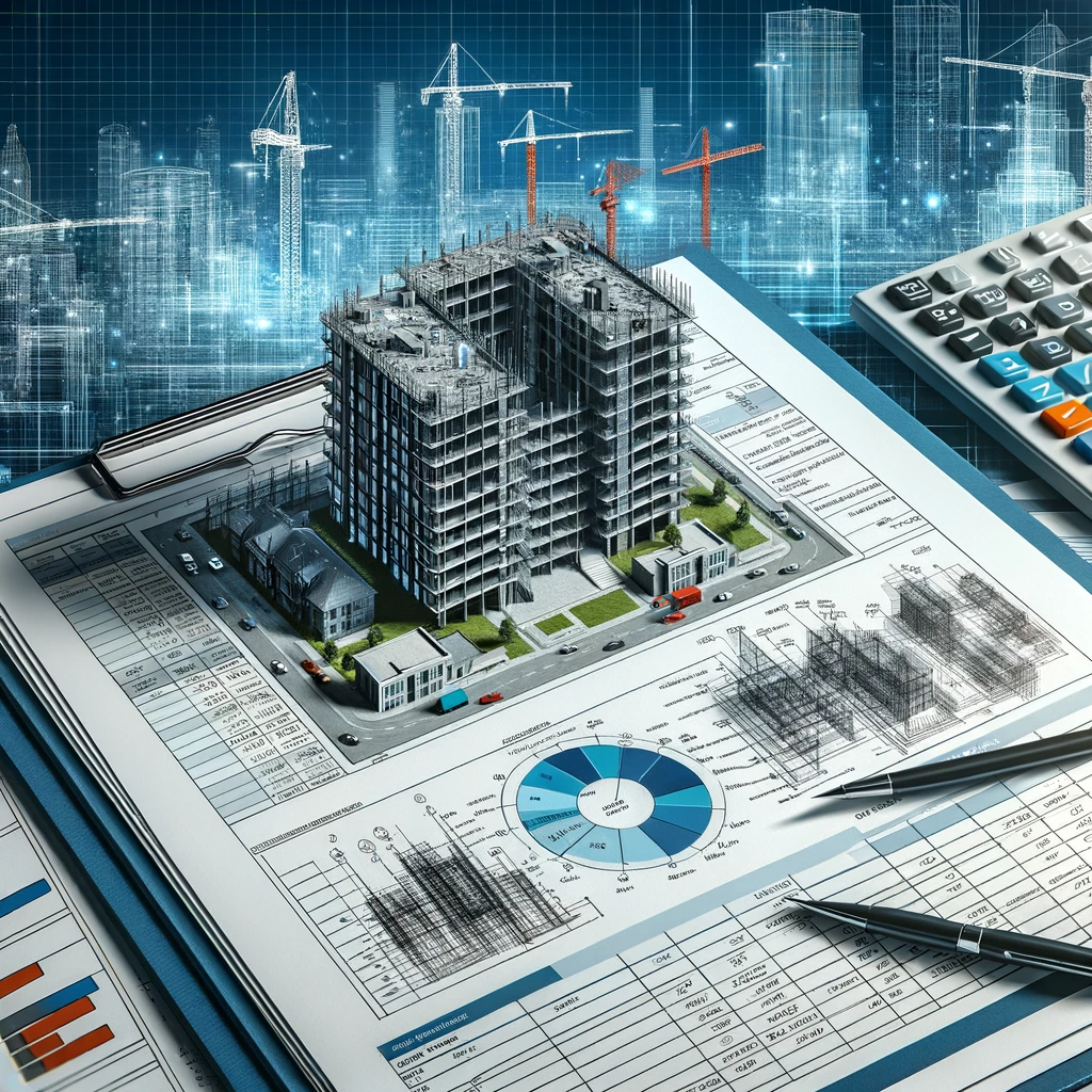 Detailed construction cost estimates for building projects