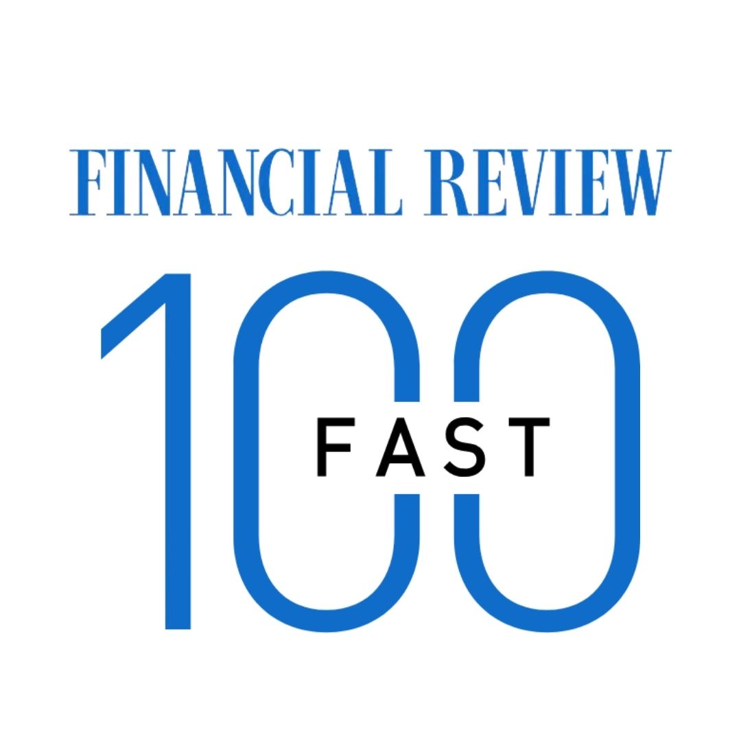 AFR Fast 100 Growing Companies badge